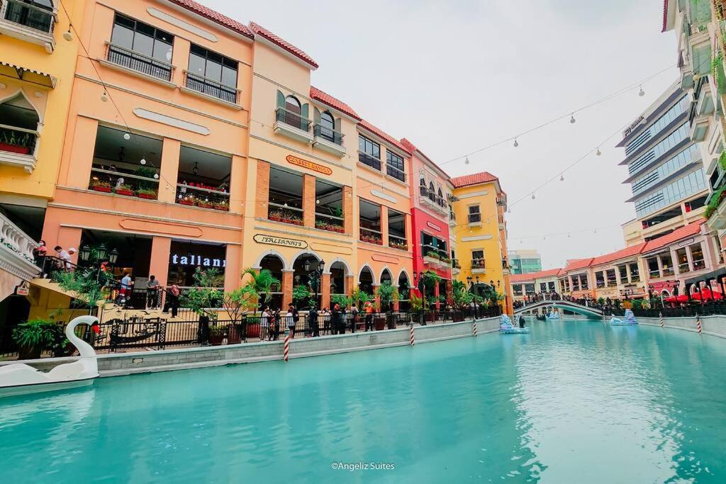 New Modern Venice Best View And Balcony, Fast Wifi At Mckinley Hill 1Br Interconnected To Venice Grand Canal Mall Manila Exteriér fotografie