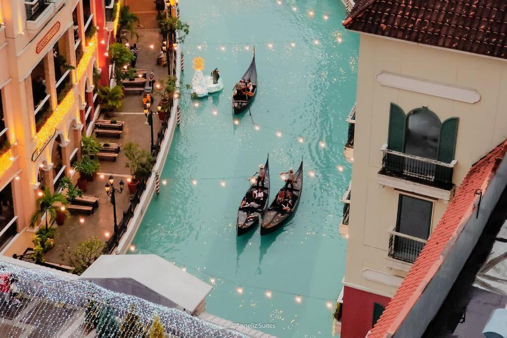 New Modern Venice Best View And Balcony, Fast Wifi At Mckinley Hill 1Br Interconnected To Venice Grand Canal Mall Manila Exteriér fotografie