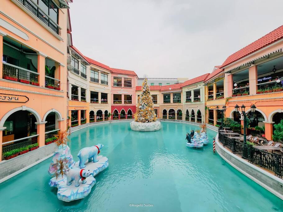 New Modern Venice Best View And Balcony, Fast Wifi At Mckinley Hill 1Br Interconnected To Venice Grand Canal Mall Manila Exteriér fotografie