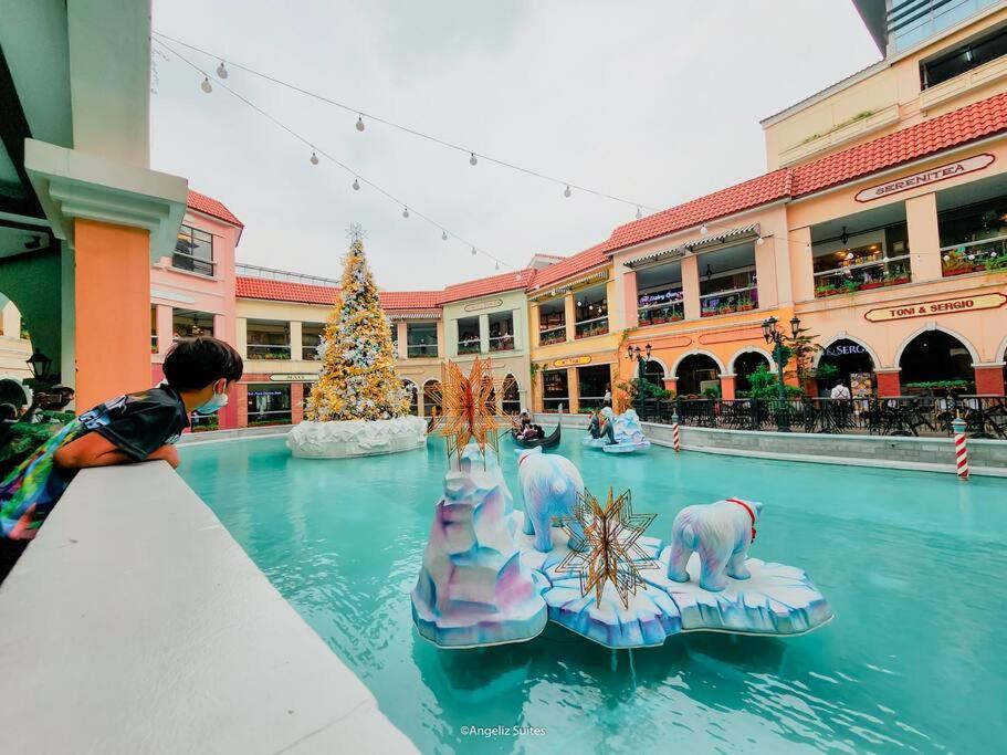 New Modern Venice Best View And Balcony, Fast Wifi At Mckinley Hill 1Br Interconnected To Venice Grand Canal Mall Manila Exteriér fotografie